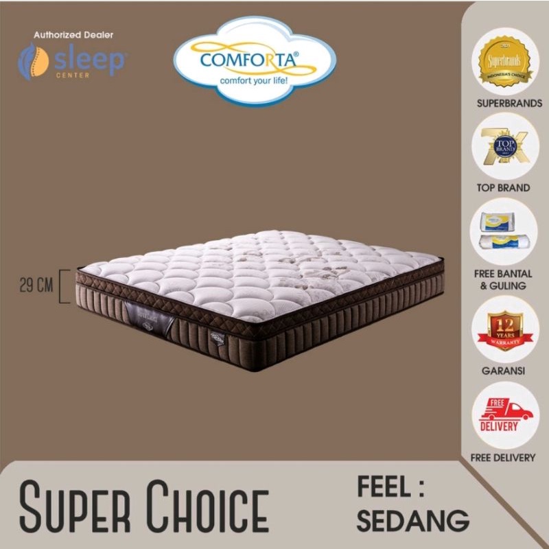 KASUR SPRING BED COMFORTA SUPER CHOICE