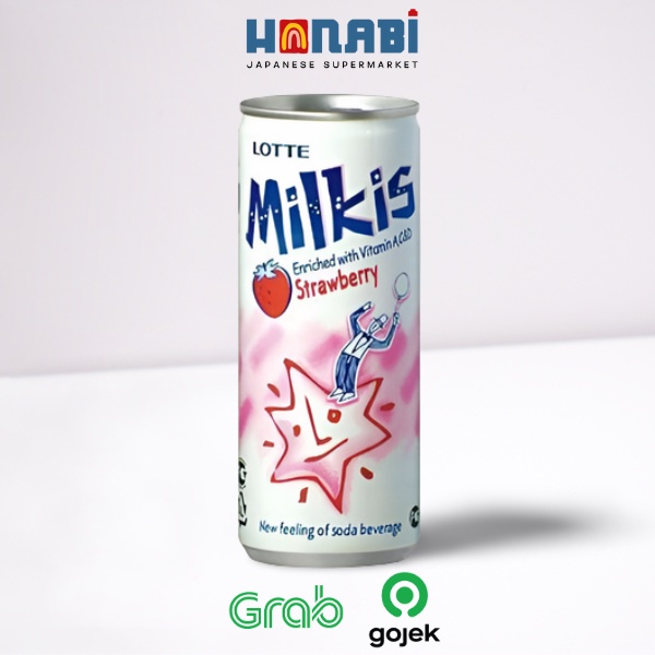 

Lotte Milkis Strawberry 250ml - Minuman Yoghurt Stroberi Made In Korea