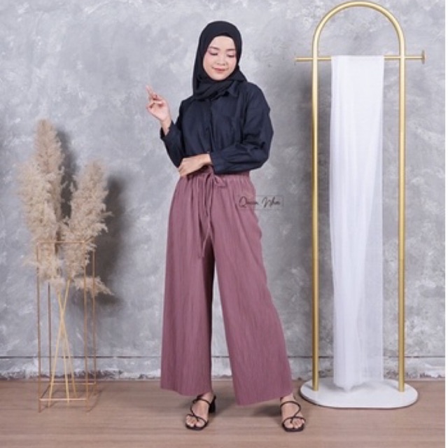 KULOT WANITA PLISKET LIDI KECIL PREMIUM MEIRA