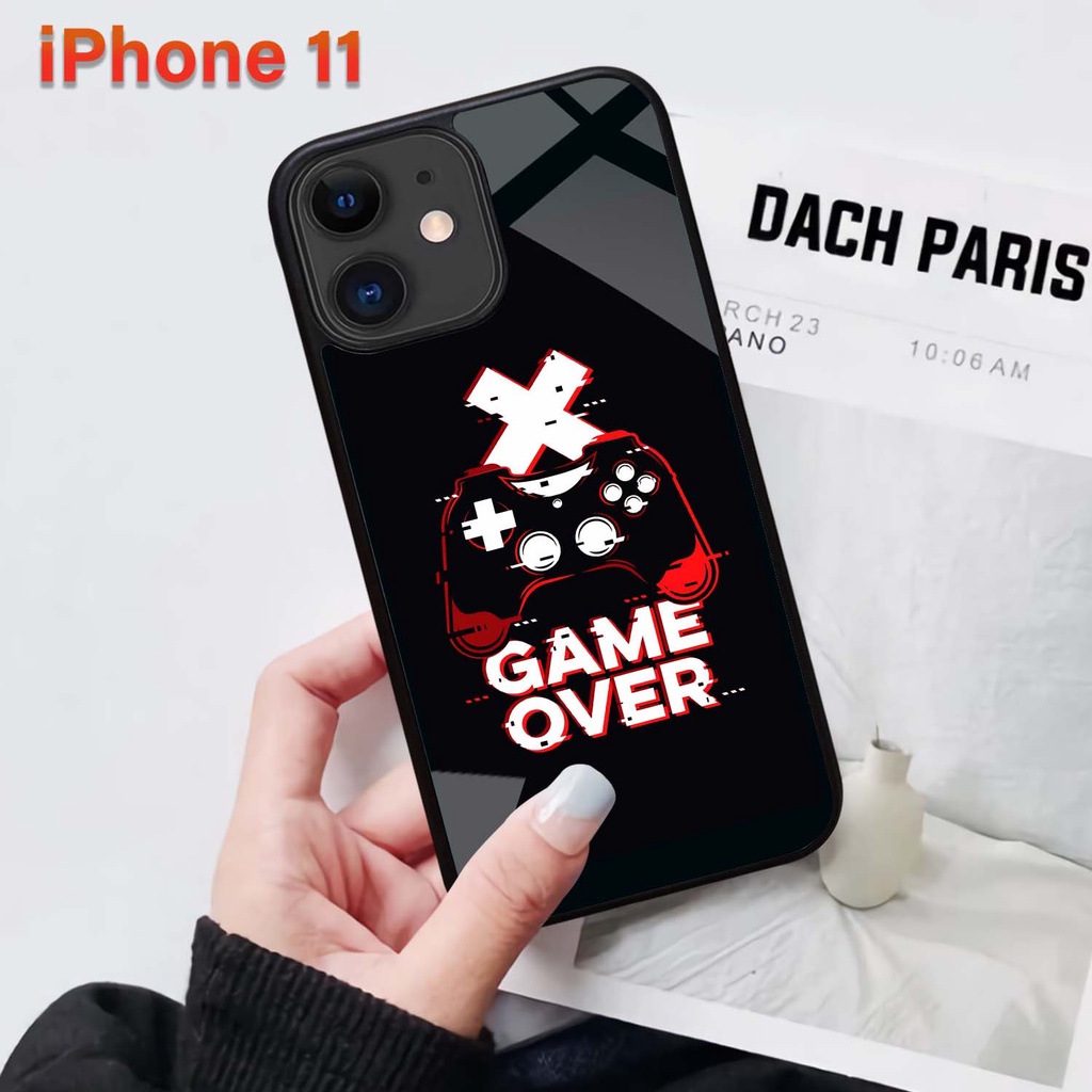 Case Kilau Iphone 11 | Casing Hp Glossy | Motif Game Over