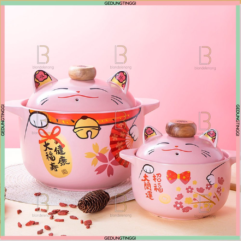 Kado Hadiah Imlek Natal Panci Pot Gagang Satu Set Alat Peralatan Masak Panggang Makan Nasi Kuah Sop Sup Soup Tomyam Sabu Bbq Grill Suki Tim Indomie Mie Rebus Air Kopi Teh Perlengkapan Dapur Bunga Keramik Bukan Kaca Teflon Teplon Stainless Stainles Stenlis