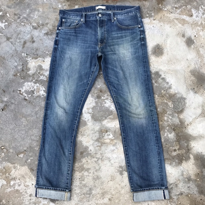 Jeans Uniqlo Selvedge Size 35 Second Original