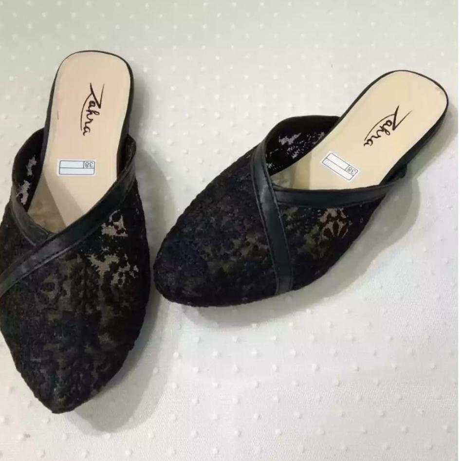 FM.22Oc22r ‑ Arlaine- Monroe sandal slop wanita / sandal brukat / sandal slop brukat / selop wanita 