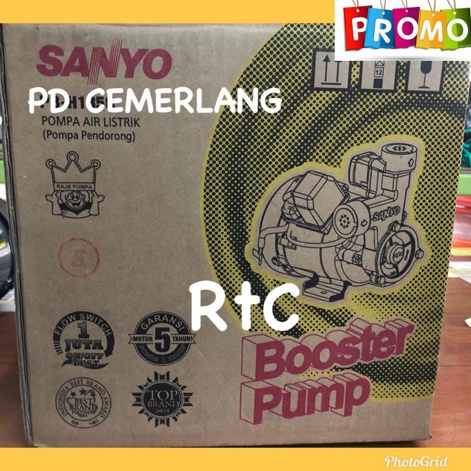 Booster Pump Sanyo Pompa Pendorong Sanyo Otomatis Sensor Flow Switch