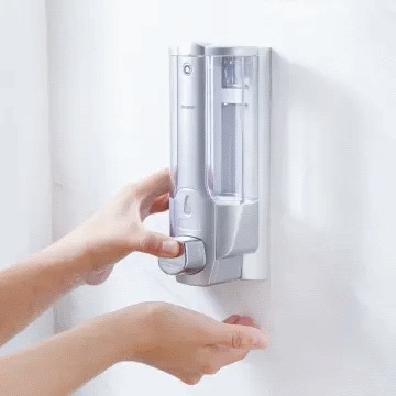 Dispenser sabun cair with key lock/Tempat sabun cair single