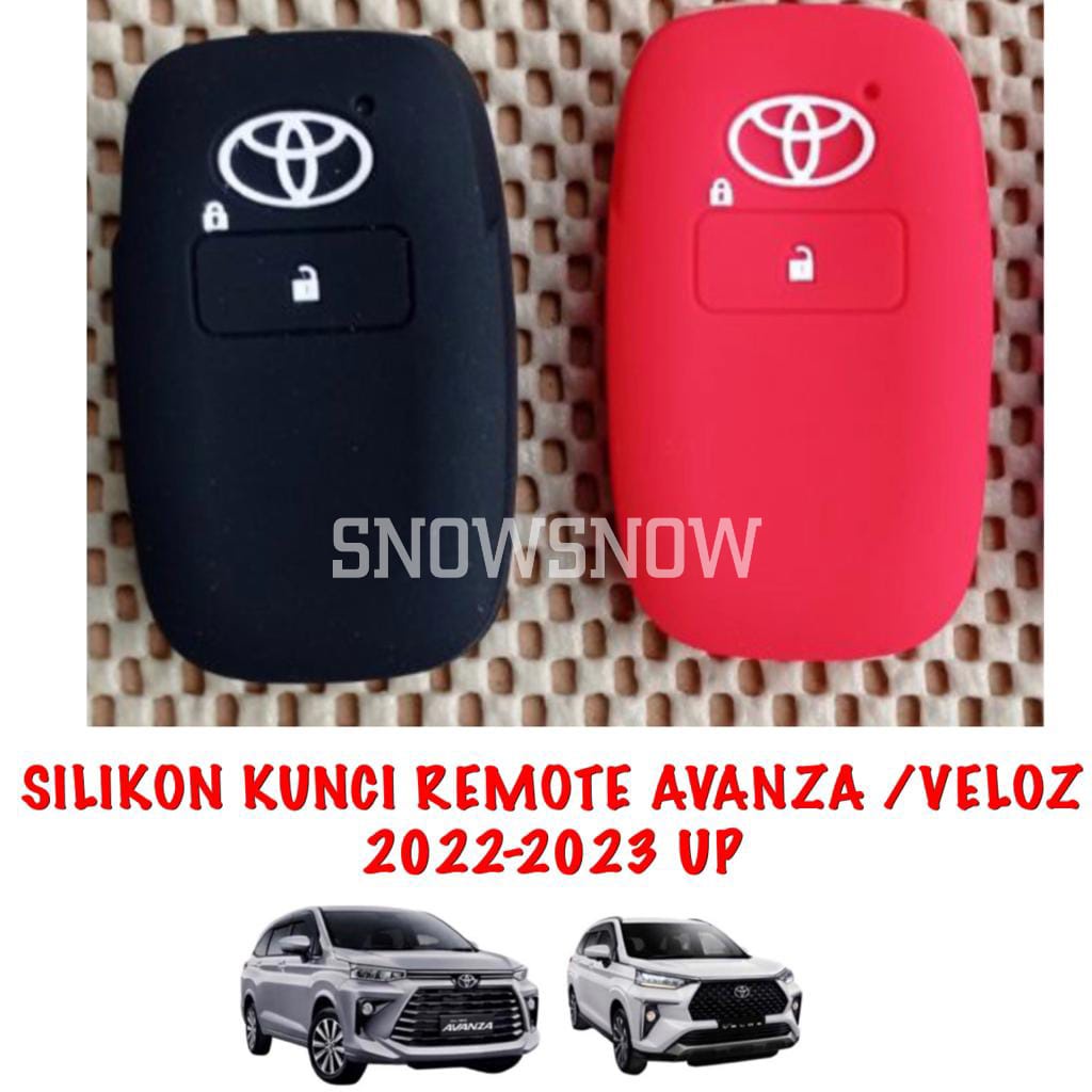 Silikon Kunci Remote Remot Avanza Veloz 2022 2023 2024 2025 Hitam Merah