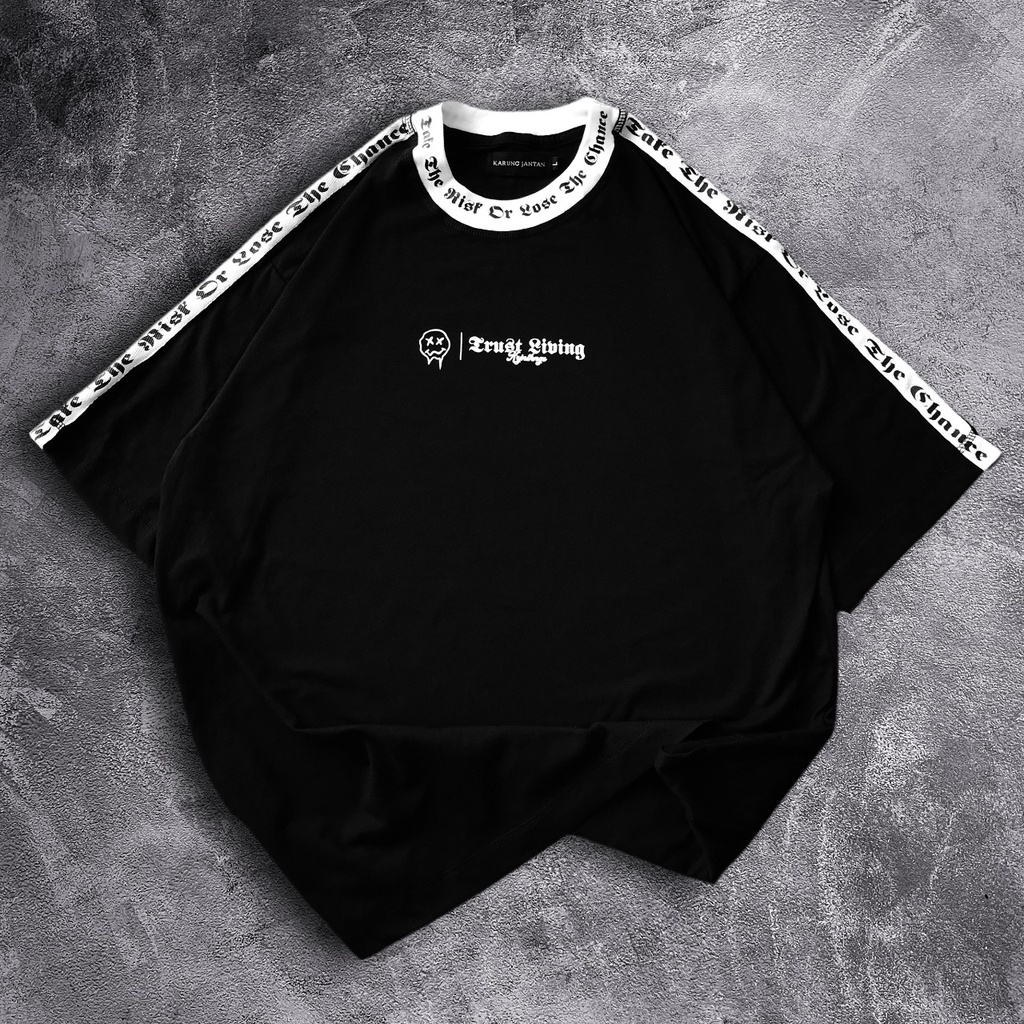 [Oversize] BAJU KAOS OVERSIZE / OVERSIZE T-SHIRT &quot;trust living&quot;