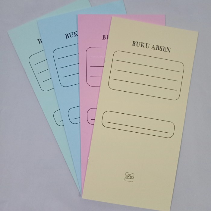 murah Buku Absen Karyawan / Absen Serba Guna