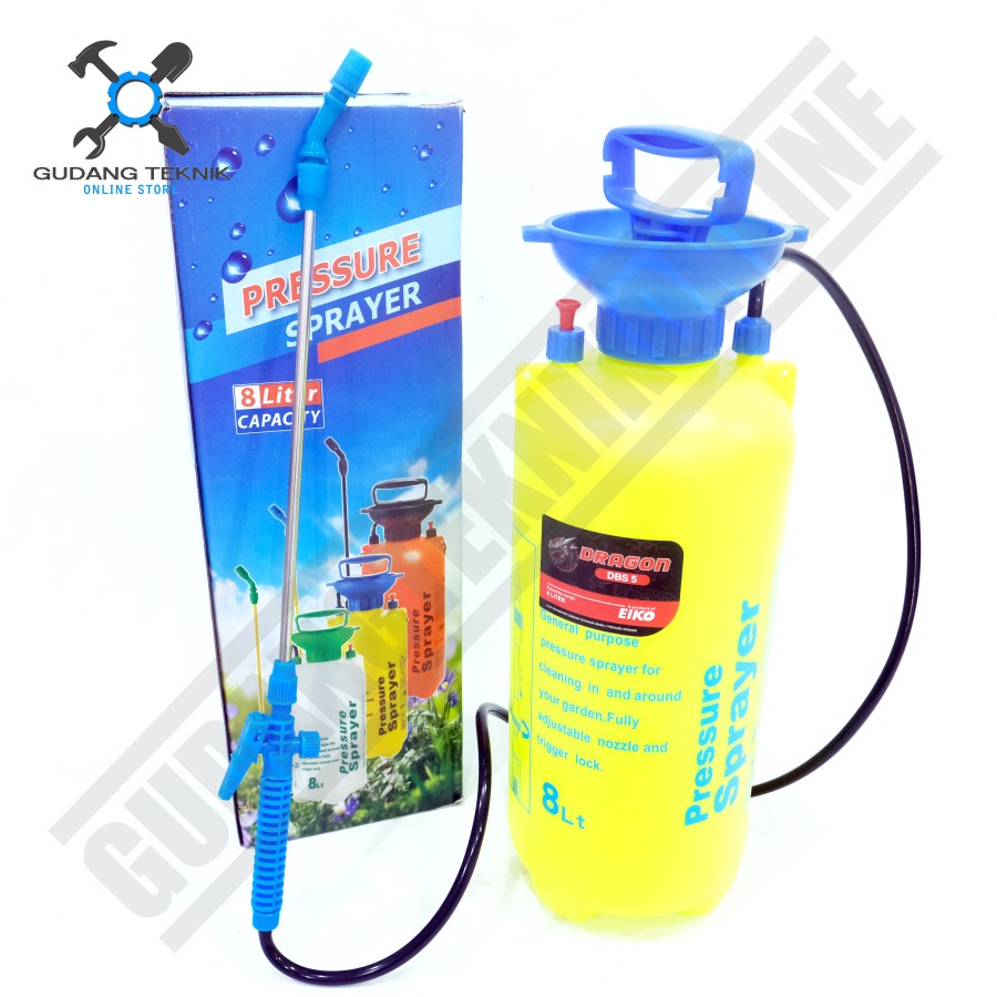 Sprayer Manual Kapasitas 2 5 8 10 Liter DRAGON MOLLAR GAT / Semprotan Hama Disenfektan 2Liter 5Liter 8Liter 10Liter Semprot Pressure Hama DRAGON MOLLAR GAT