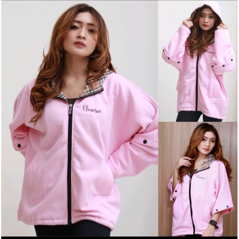 Sweater Hoodie Oversize Zipper Veronica