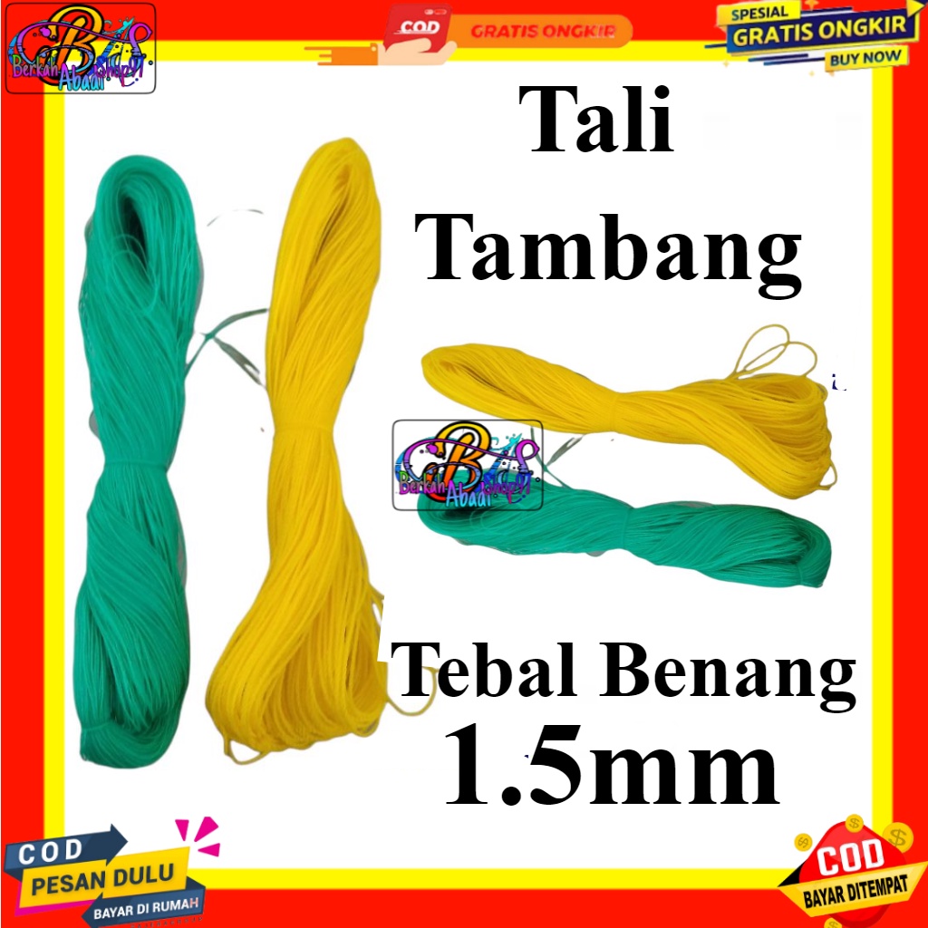 

Tali Tampar Tali Tambang 1.5mm SEA GULL Ecer