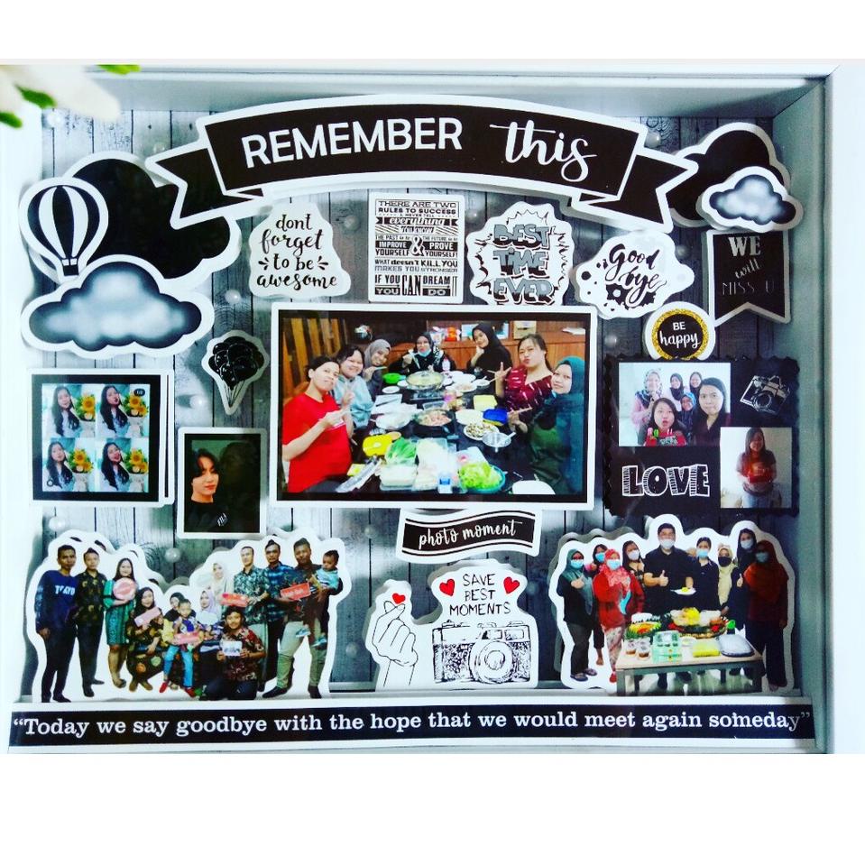 

Siap Kirim.. KADO UNIK FAREWELL KADO UNIK PERPISAHAN REKAN KERJA KADO SPECIAL PIGURA 3D ( BLACK THEME )