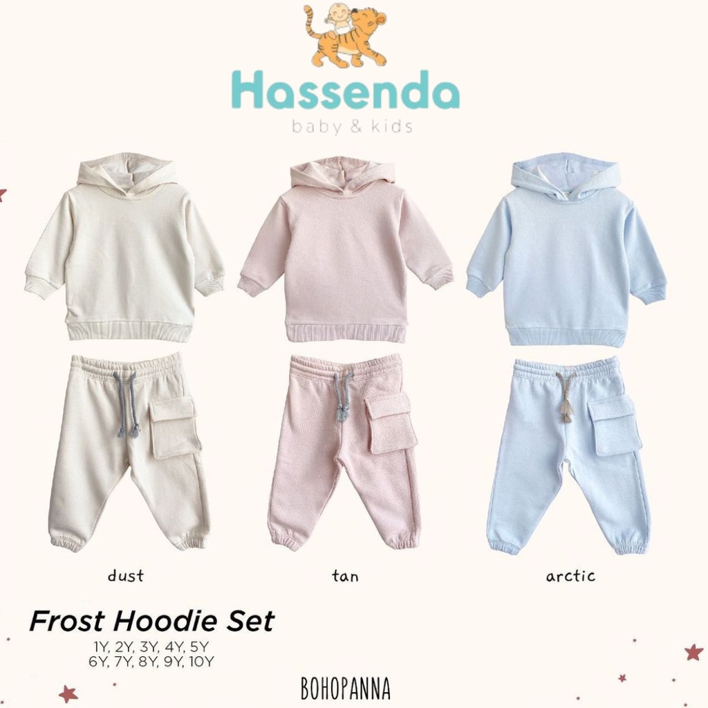 BOHOPANNA Frost Hoodie Set / Setelan Hoodie Anak