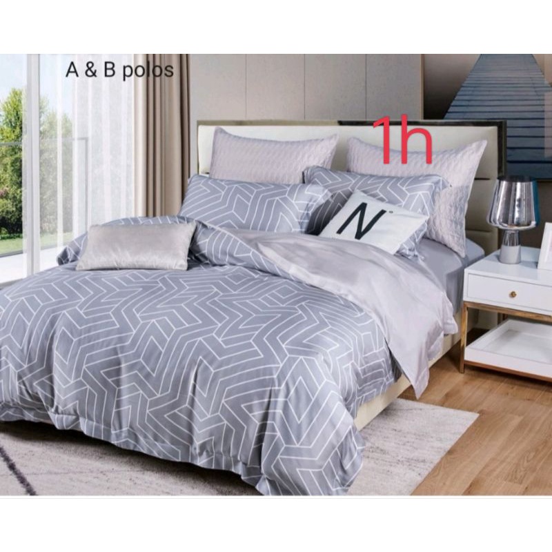 (1)BYAK MOTIF!!sprei serat bamboo sutra organik sutra asli serat bambu