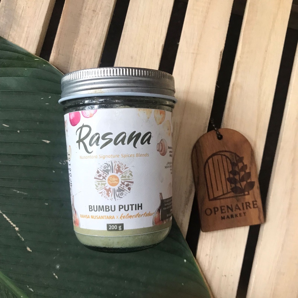 RASANA - Bumbu Dasar Putih by Rahsa Nusantara 200gr | Alami Tanpa Pengawet