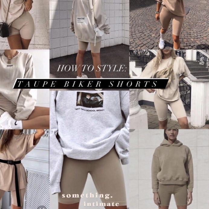 Forever 21 Active High Rise Ribbed BIKER SHORT / F21 Shorts Legging Pendek Workout Cycling Pants Rib