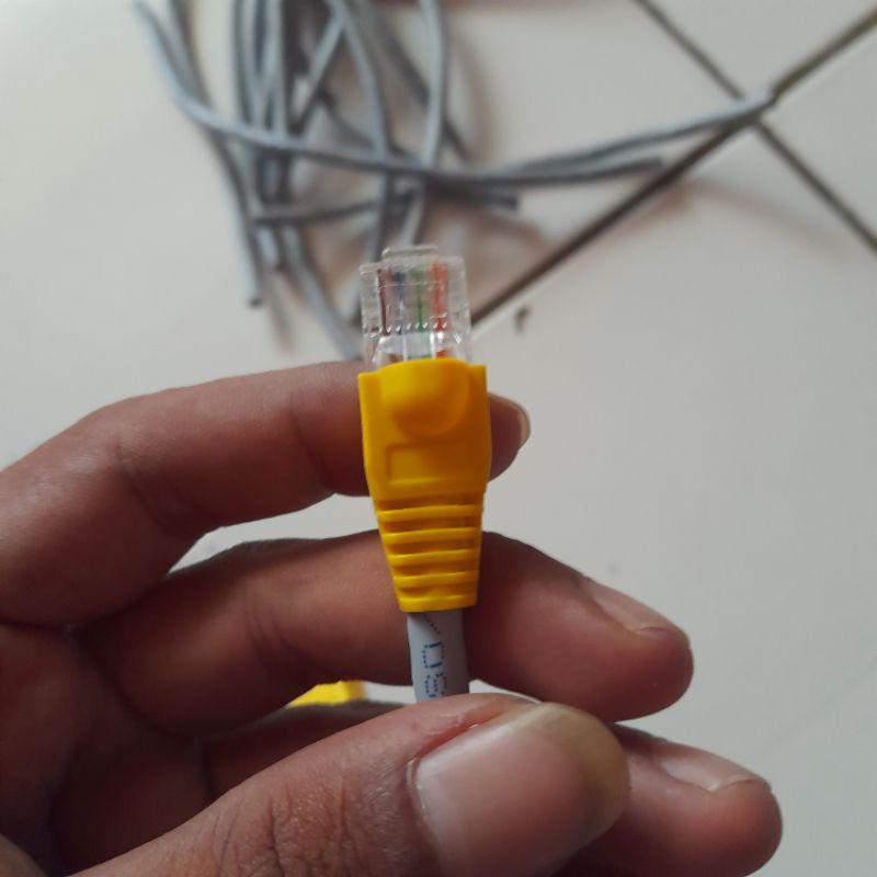 KABEL LAN SERVER BELDEN CAT 6 + RJ45 + Plugboot Handmade