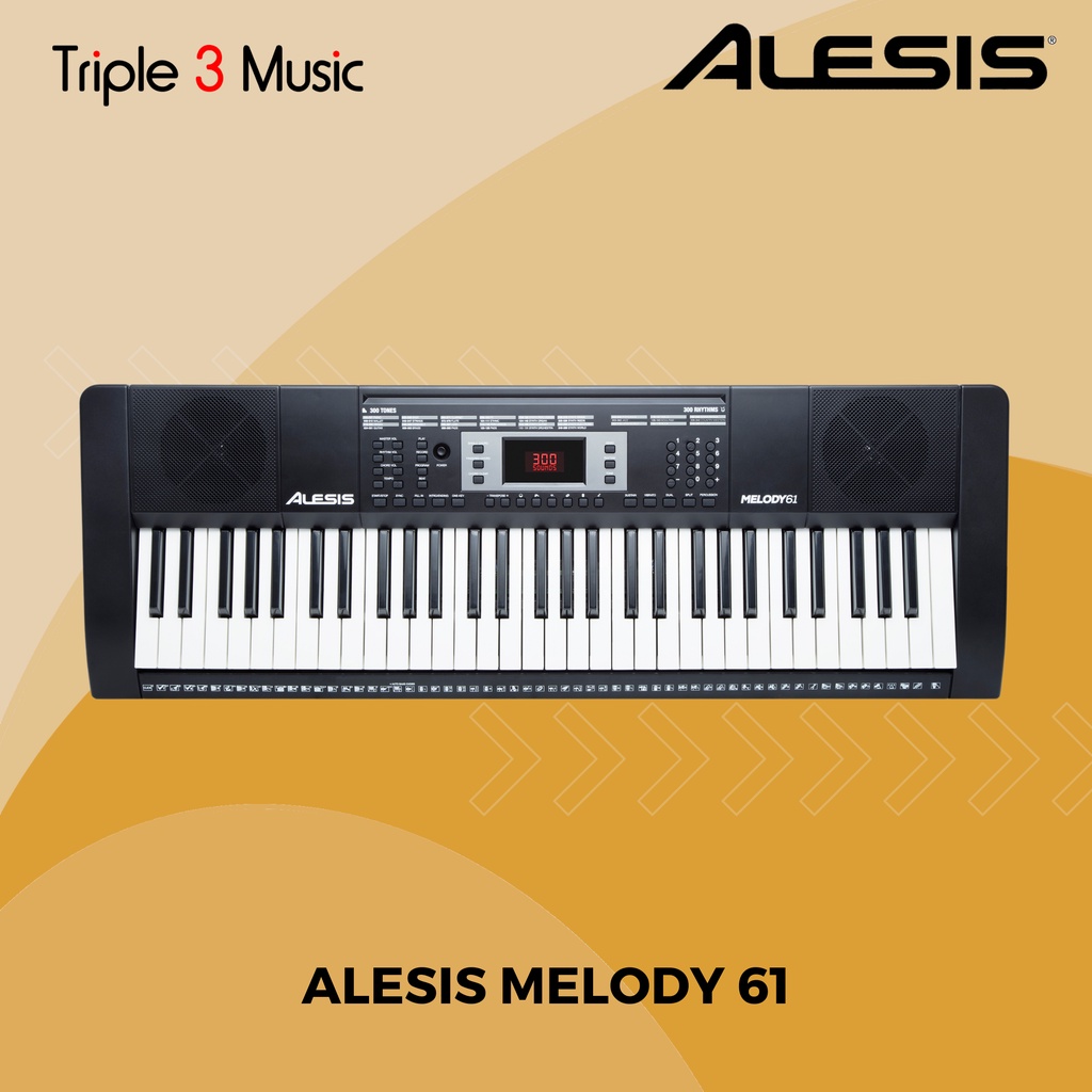 Alesis MELODY 61 MKII 61-Key Portable Keyboard with Built-In Speakers