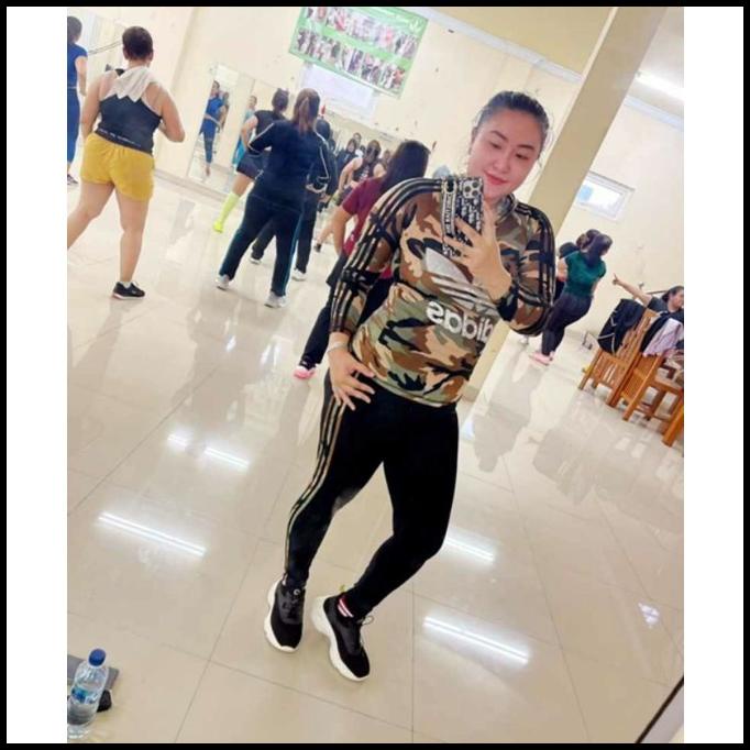 Stelan Senam Zumba Girl Army Olahraga Erobic Zumba Fitness