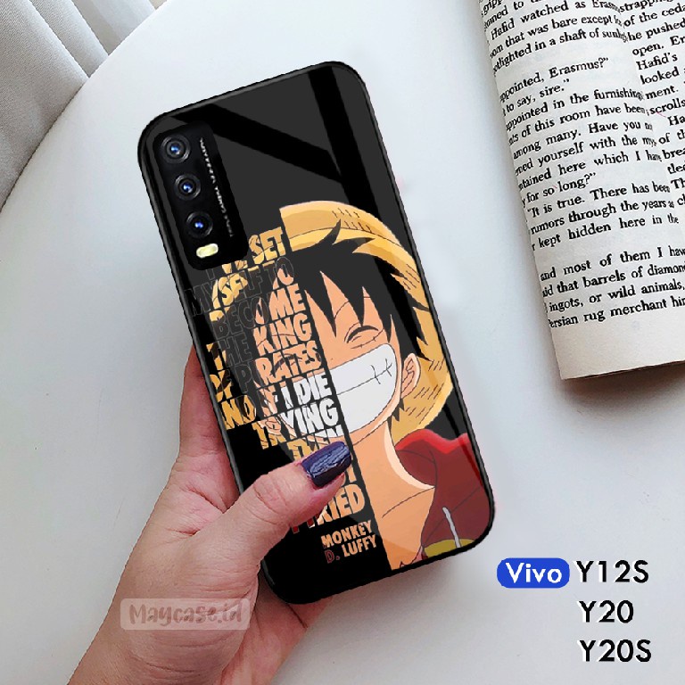 Softcase Glass VivoY12S Y20 Y20S [G192] - Softcase Mirror - Softcase Kaca VivoY12S Y20 Y20S - Softca