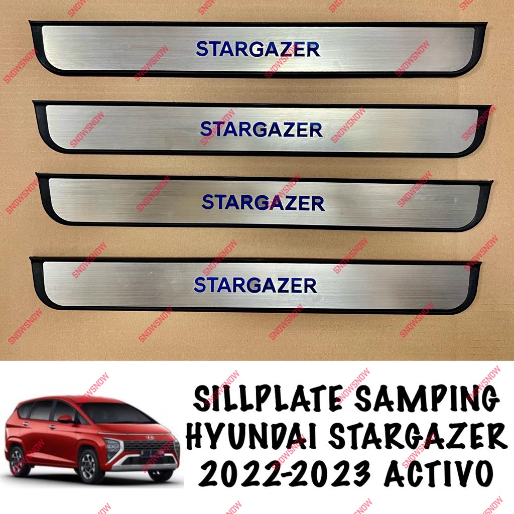 Sillplate Samping Mobil Hyundai Stargazer 2022 2023 Activo Non Lampu / Lamp