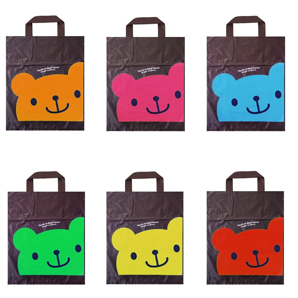 

⇙ Kantong plastik Teddy Bear Softhandle Ukuran 30 [ 1pack] ま