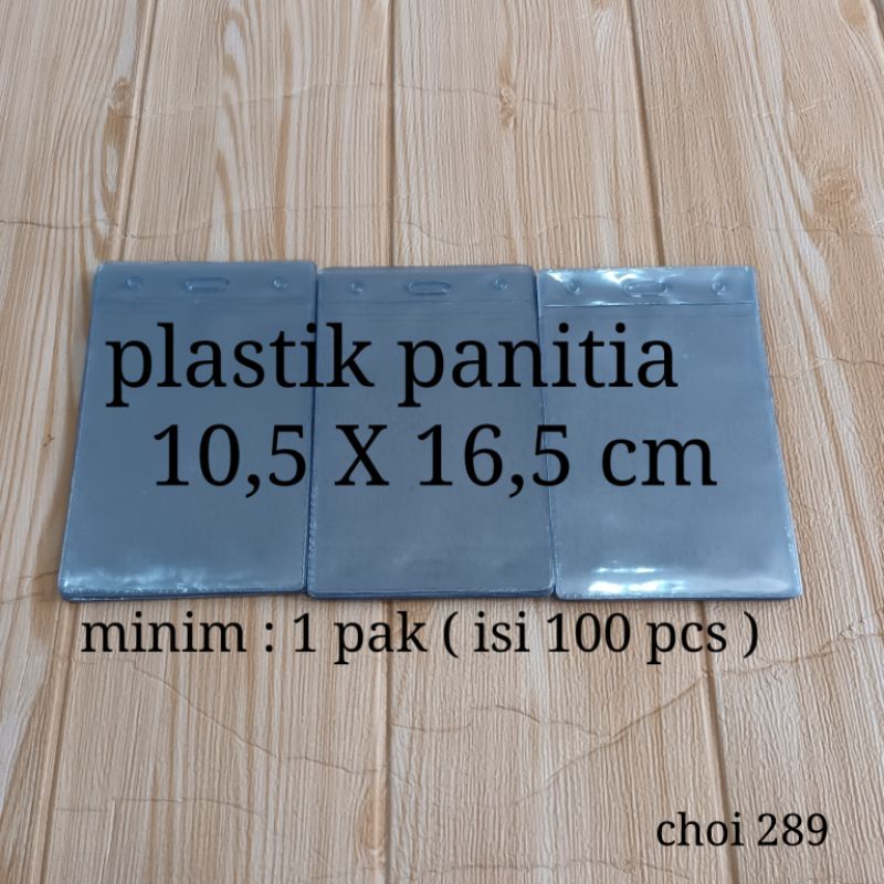 

plastik panitia , plastik name card ,ukuran 10,5 X 16,5cm,,kantong plastik mika cover nametag
