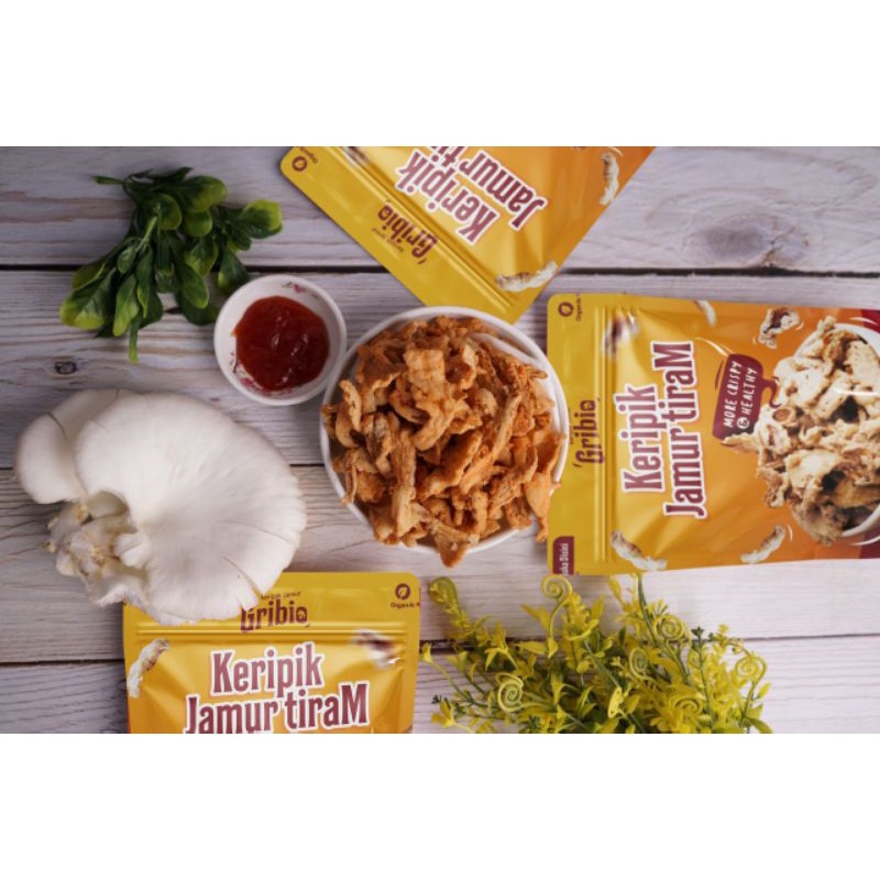 

PROMO PAKET HEMAT KERIPIK JAMUR GRIBIO 5 PCS