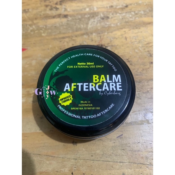 CYBERBORG (30ml) balm tattoo aftercare tato bpom murah termurah ready stock grosir laki cowo cewe perempuan artist original asli full size mini travel salep tatto cyber borg pelembab warna mempertahankan efektif aman permanent permanen temporary temporari