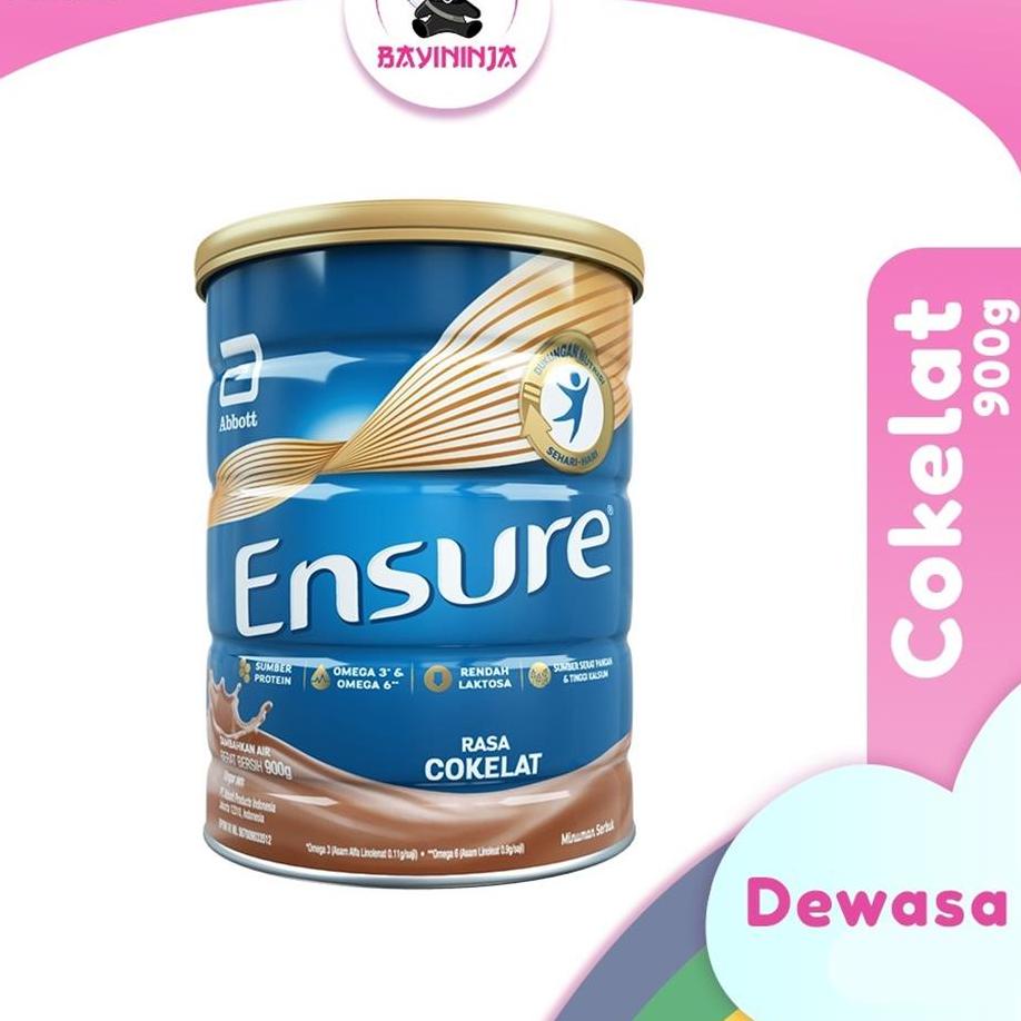 

11.11✔️ENSURE Susu Rendah Laktosa Coklat 900g 900 g|KD3