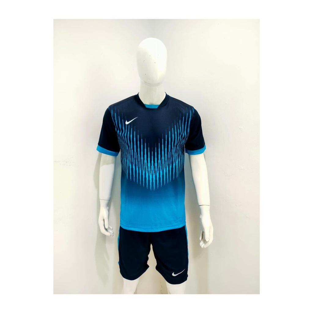 jersey futsal pria kaos sepak bola baju dan celana setelan wanita dewasa t-shirt outfit seragam jarsey kostum olahraga pakaian apparel print sport jersy soccer casual jersi suit NK161 turqis