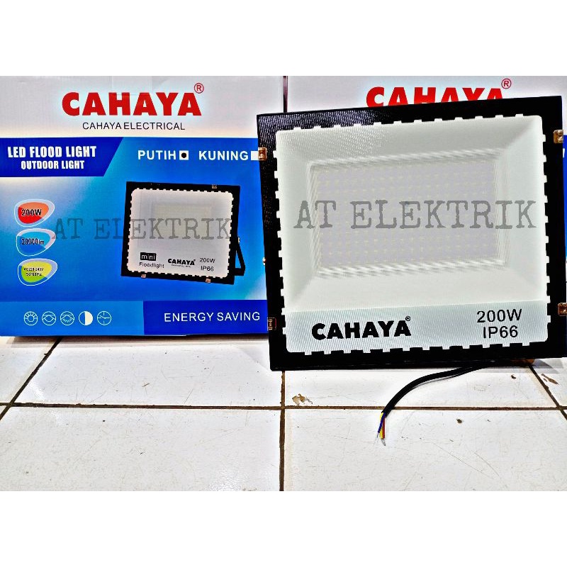 LED Tembak CAHAYA 200 WATT Cahaya Putih IP 66 Water Proof Tahan Air / Led Tembak Buat Dekorasi Spanduk