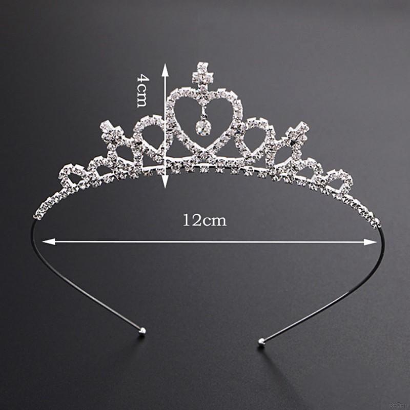 【Hadiah Ulang Tahun】Putri Putri Crown Headband Tiara Hair Sticks Aksesori Rambut Putri