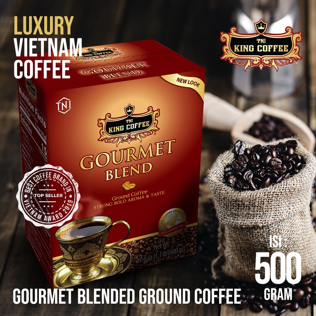 

Kopi Vietnam King Coffee Gourmet Blend Ground Coffee by Trung Nguyen Produsen Kopi G7