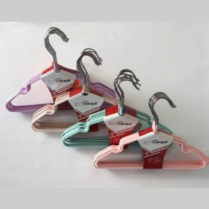 Hanger Gantungan Baju Makapal isi 10pcs - Dewasa