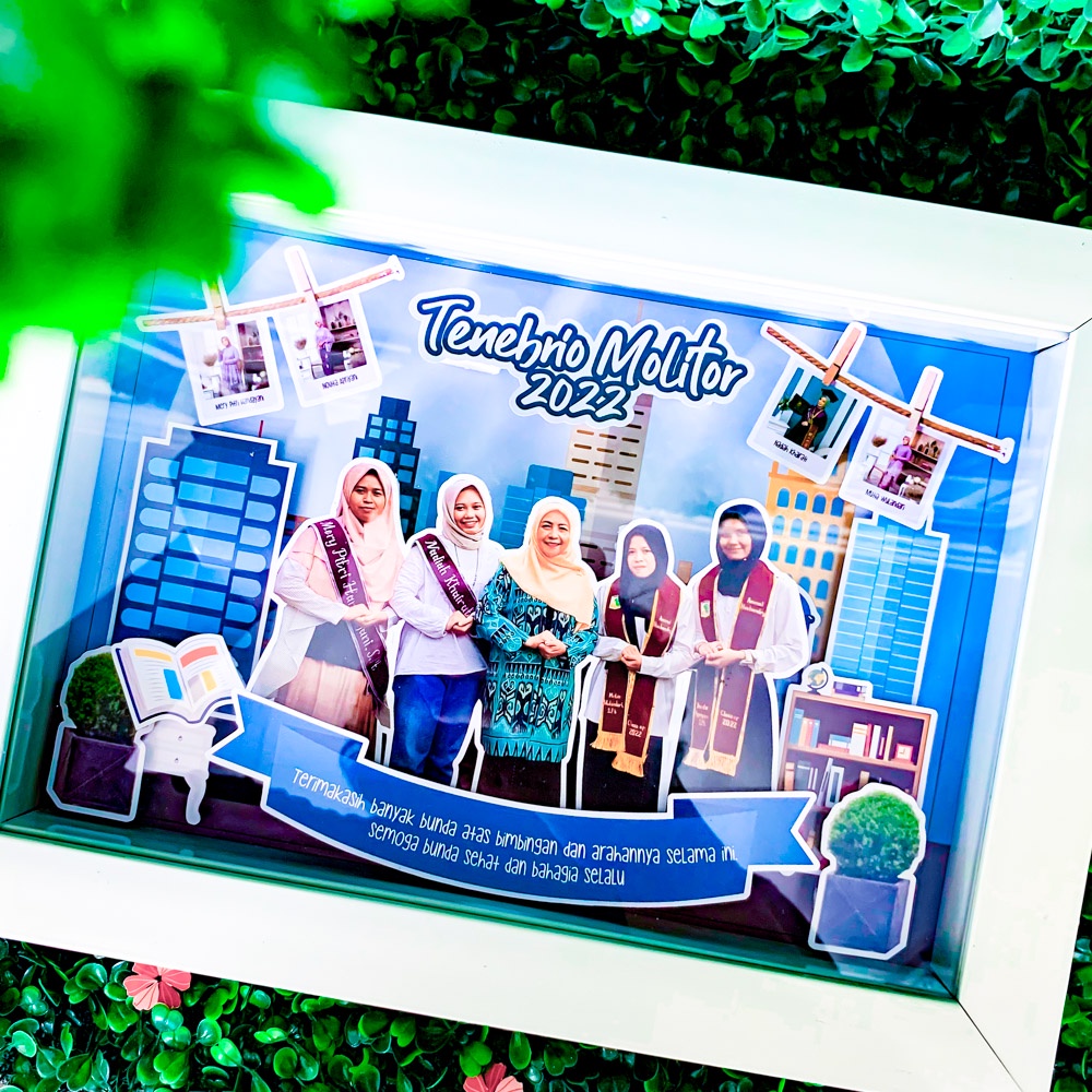 Scrapframe A4 Polaroid Kado Kenang-kenangan Dosen