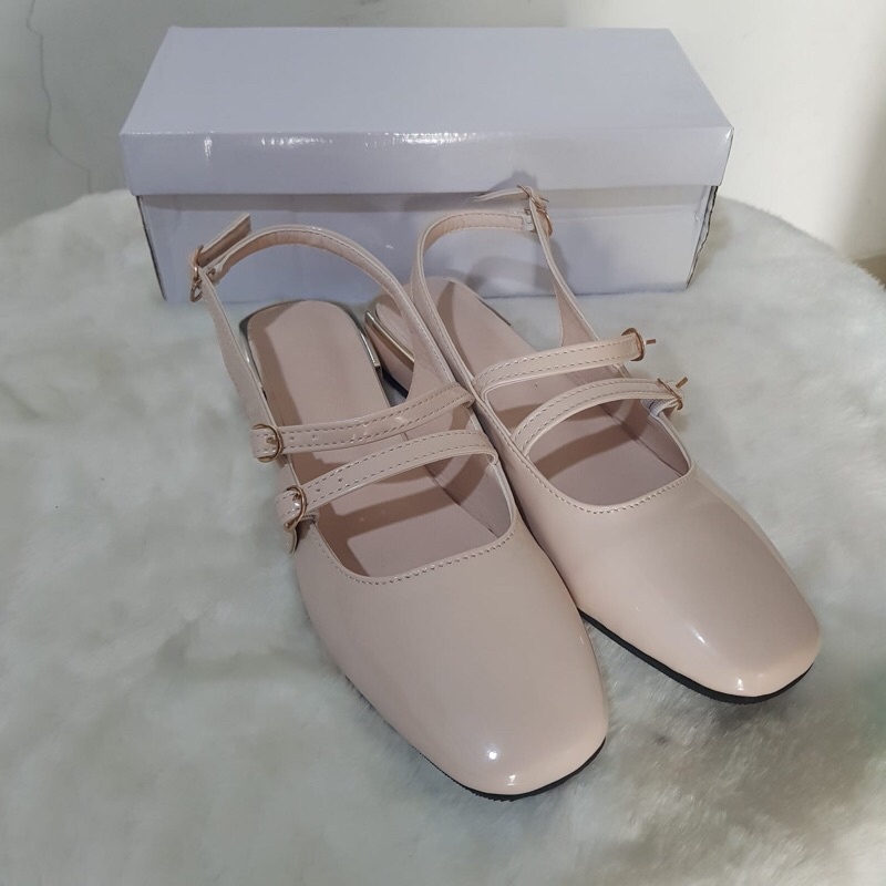 SG10077 syafniegalery  Sandal Wanita Import BL Sling Back sepatu flat