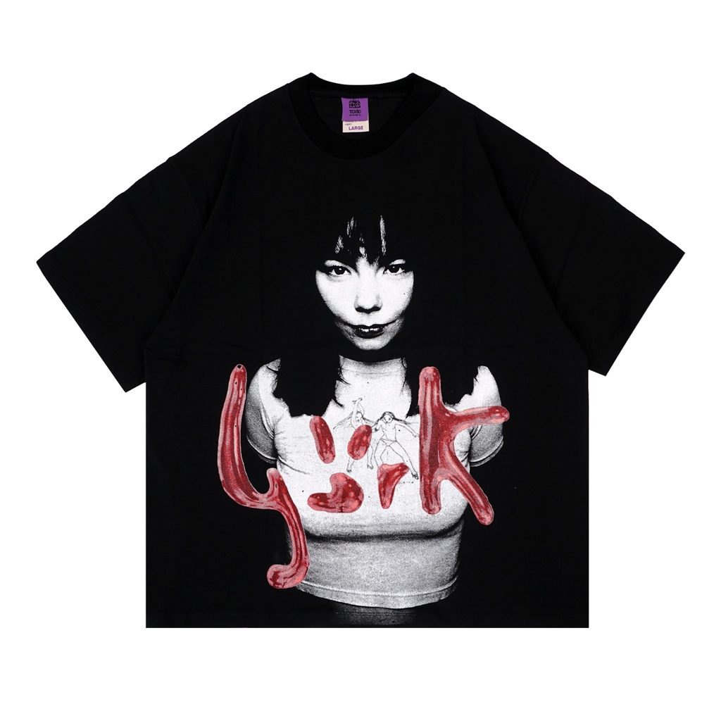 OVERSIZE TSHIRT BJORK BLACK