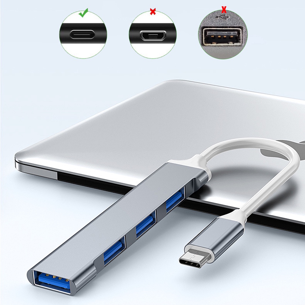 TYPE-C &amp; USB 3.0 HUB 4 Ports Hight Speed OTG kabel