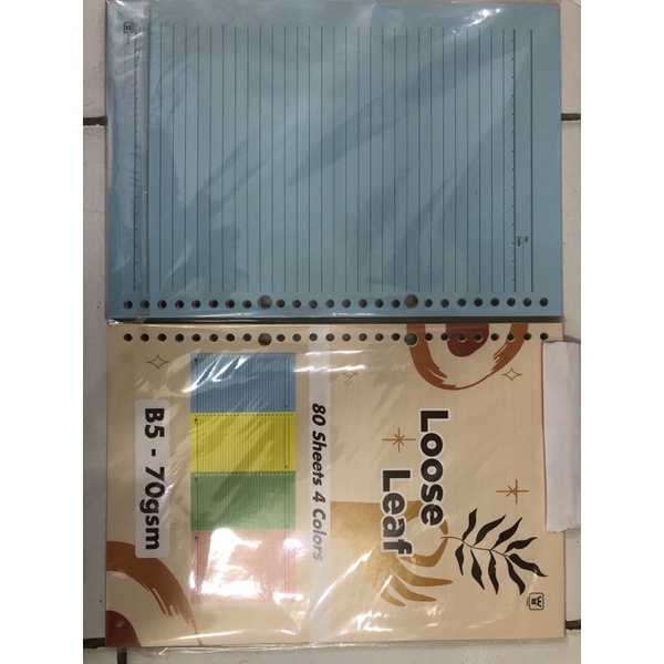 

refil binder loose leaf b5 isi 80 4 warna