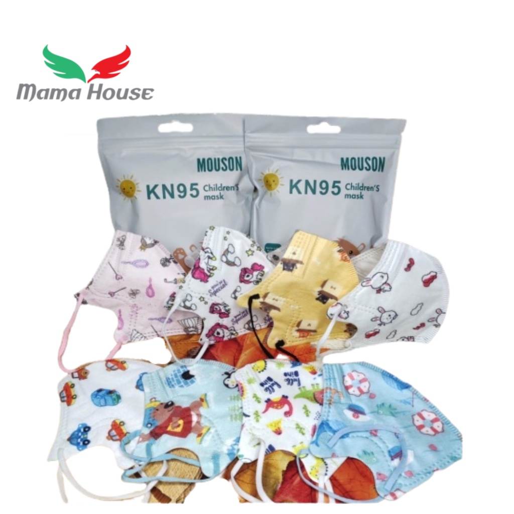 [MH] Masker Kn95 Anak Mouson 3Ply Protecrive 10Pcs Mask