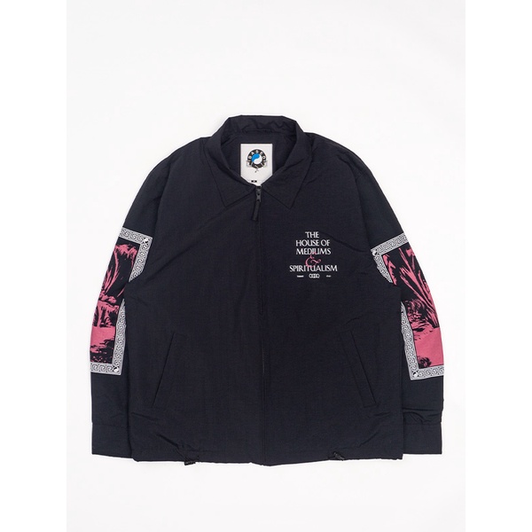 Based Club Mediums Coach Jacket Hitam