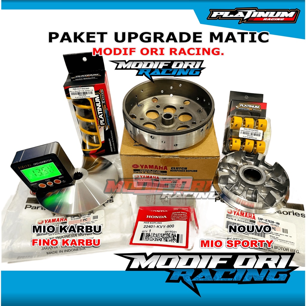 KIRIAN CVT YAMAHA MIO SOUL GT MIO J XEON MANGKOK PAKET CVT CUSTOM PULLEY BUBUT PER CVT RACING