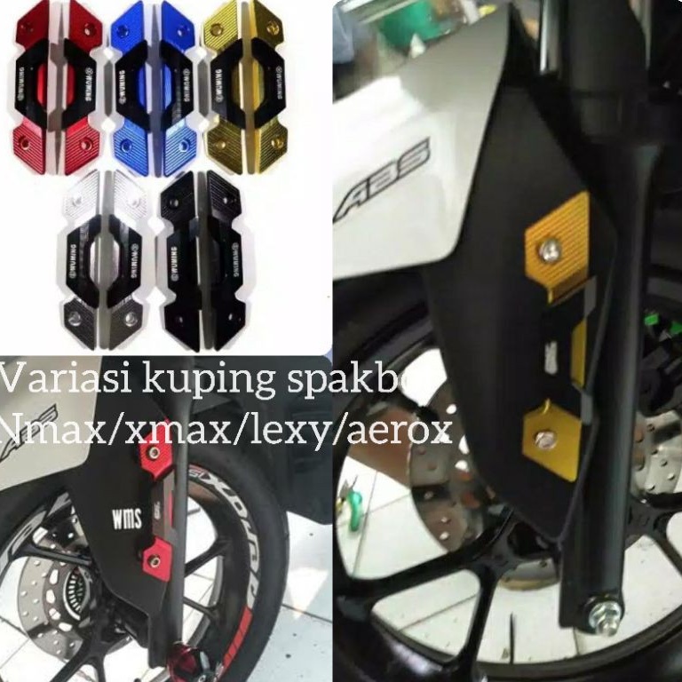 sepasang kuping spakbor variasi kuping spakbor cnc variasi spakbor nmax aerox lexy xmax full cnc