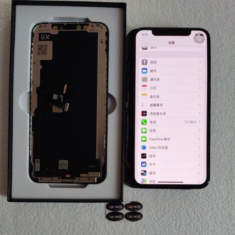 LCD TOUCHSCREEN IPHONEX GX OLED ORIGINAL