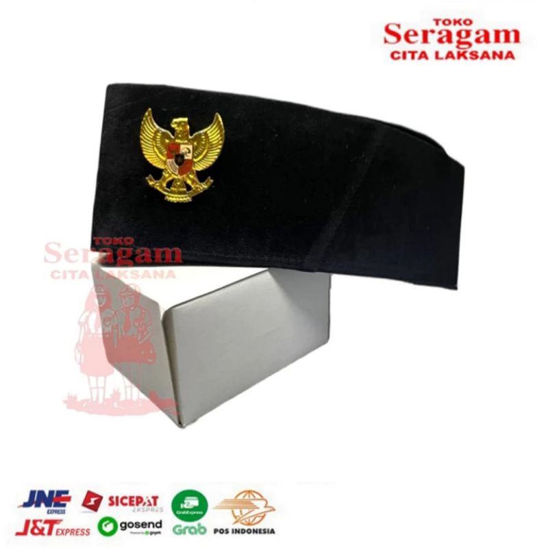 Peci / Topi Paskibra Putra / Putri Hitam