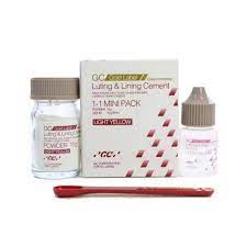 GC Fuji 1 Mini Pack , Luting &amp; Lining Cement, Radiopaque Self Cure Glass Ionomer, Cement Crown Fuji 1