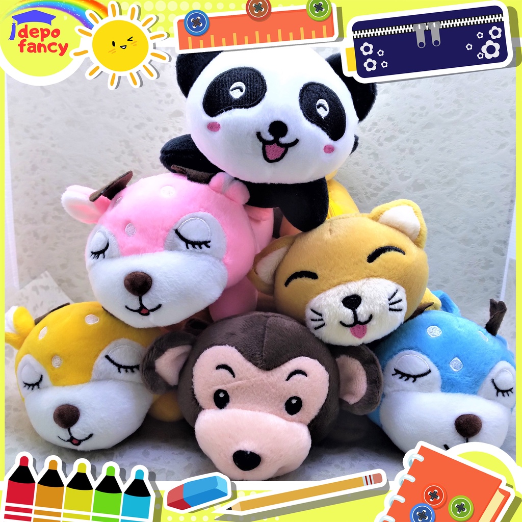 

Kotak Pensil Kain Bulu Animal KYBK002 / Tempat Pensil / Pencil Case / Tepak / Kotak Pensil / Boks Pensil / Box Pen