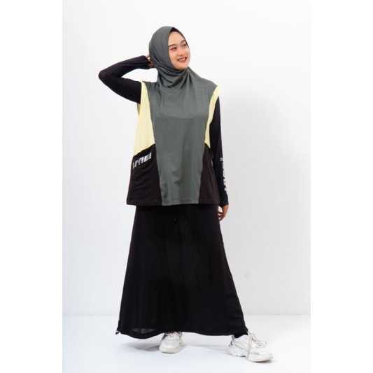 Livigi - Livi Pocket Vest Hijab - Kerudung Rompi Olahraga