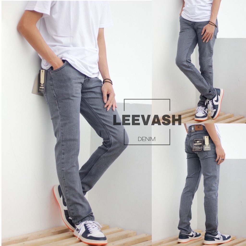 VOVAY celana panjang pria jeans terbaru / celana pria jeans panjang / celana jeans pria panjang slim fit pensil / celana terbaru jeans denim levash pria dewasa